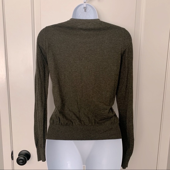 EUC VIctorias Secret olive sequin Sexy Cardi - Picture 5 of 7